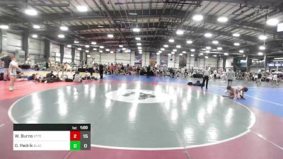 126 lbs Rr Rnd 2 - Wyatt Burns, Attrition Wrestling Gold vs Dalton Pedrik, Blacksheep WC