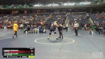 4A 285 lbs Cons. Round 2 - Aaron Goodman, Piedmont vs Chandler Allen, Mallard Creek