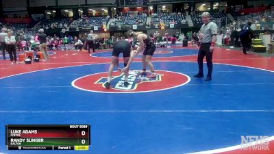 5A-157 lbs Quarterfinal - Randy Slinger, Dalton vs Luke Adams, Coffee