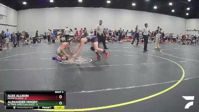 108 lbs Round 2 (4 Team) - Alex Allison, Palmetto Gold vs Alexander Moody, NC Pride Wrestling Black