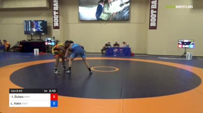 72 kg Con 8 #2 - Isaac Dukes, Army (WCAP) vs Logan Kass, Minnesota Storm