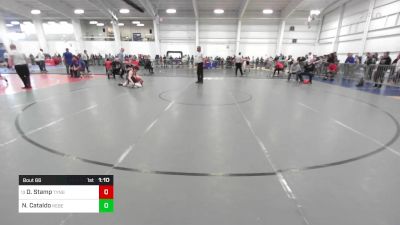 130 lbs Round Of 32 - Dominic Stamp, Tyngsborough vs Noah Cataldo, Derry Rebels