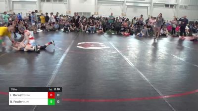 75 lbs Semifinal - Landon Barnett, Team Gotcha vs Brucie Fowler, Olympia National