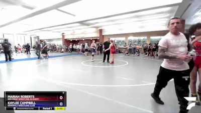 112 lbs Round 1 - Mariah Roberts, Red Pride Wrestling Academy vs Kaylee Campbell, Generals Wrestling Club