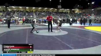 106 lbs Quarterfinals (8 Team) - Tyson Flack, 3A La Pine vs Hunter Hendricks, 3A Rainier