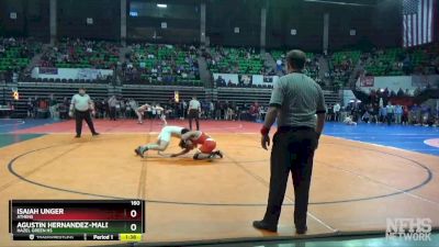 160 lbs 3rd Place Match - Isaiah Unger, Athens vs Agustin Hernandez-Maldonado, Hazel Green HS