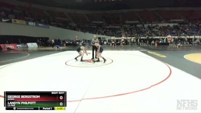 3A-132 lbs Champ. Round 1 - Landyn Philpott, La Pine vs George Bergstrom, Banks