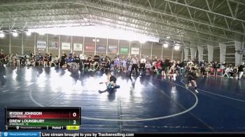 54 lbs Round 1 (4 Team) - Ryddik Johnson, Team Oregon vs Drew Lounsbury, Utah Black