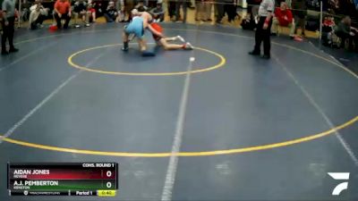 144 lbs Cons. Round 1 - A.J. Pemberton, Kenston vs Aidan Jones, Revere