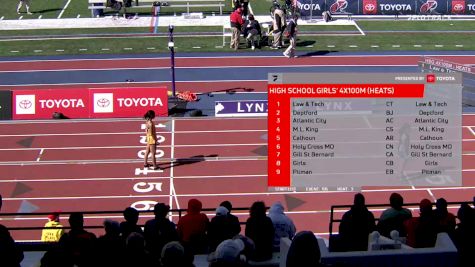 High School Girls' 4x100m Relay, Prelims 3