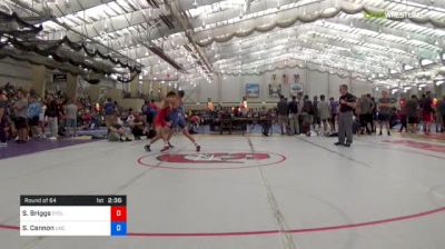 61 kg Round Of 64 - Sinjin Briggs, Cyclone Regional Training Center vs Sean Cannon, University Of Northern Colorado- Unattached