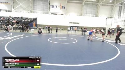 170 lbs Cons. Round 3 - Brennen Rice, Club Not Listed vs Aidyn Collins, Club Not Listed