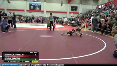 50 lbs Cons. Round 2 - Anderson Franklin, Tuscaloosa Takedown Titans vs Koltin Johnson, Techfall Wrestling Club