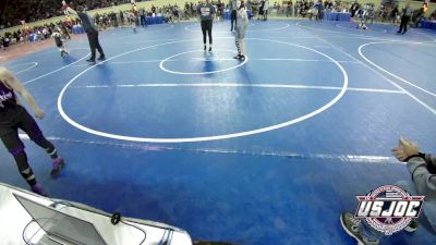 73 lbs Quarterfinal - Mackenna Reeves, Randall Youth Wrestling Club vs Levi White, Mannford Pirate Youth Wrestling