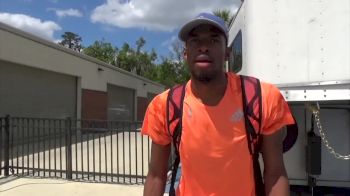 Steven Gardiner Wins The Open 200m At The Florida Relays