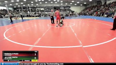 120 lbs Champ. Round 1 - Marcelo Pozo, Annandale vs Ja`lynn Smith, Oscar Smith