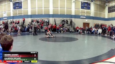 54 lbs Round 3 (4 Team) - Henrik Godsey, Dragon Wrestling Club vs Kameron DeCamp, Franklin Central Wrestling Club