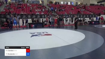 62 kg Cons 4 - Hunter Gordon, Ranger 47 Wrestling Club vs Tommy Rowlands, Ohio Crazy Goats Wrestling