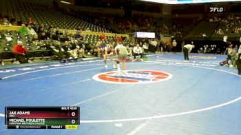 126 Class 4 lbs Cons. Round 2 - Michael Poulette, Christian Brothers College vs Jax Adams, Nixa