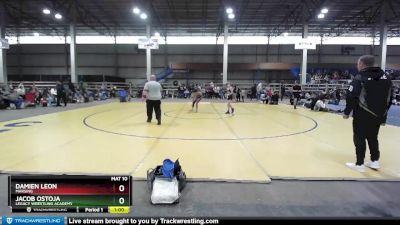 90 lbs Cons. Round 1 - Damien Leon, Marsing vs Jacob Ostoja, Legacy Wrestling Academy