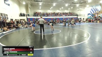 98 lbs Quarterfinal - Rocco White, Coeur D Alene vs James Swanson, Lake City