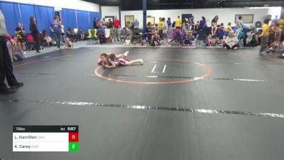 75 lbs Rr Rnd 3 - Logan Hamilton, University WC vs Keith Carey, Independent