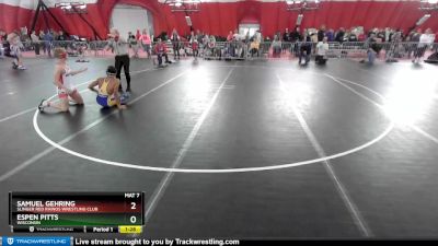 138 lbs Quarterfinal - Samuel Gehring, Slinger Red Rhinos Wrestling Club vs Espen Pitts, Wisconsin