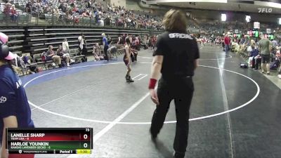 73 lbs Round 2 (4 Team) - Harloe Younkin, Kansas Lavender Gecko vs Lanelle Sharp, Team USA