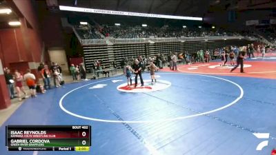 70 lbs Cons. Semi - Isaac Reynolds, Natrona Colts Wrestling Club vs Gabriel Cordova, Green River Grapplers