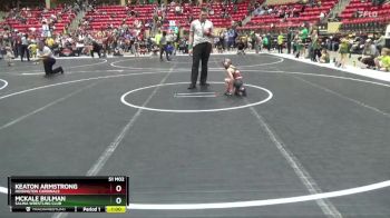 46 lbs Cons. Round 4 - Keaton Armstrong, Hoisington Cardinals vs McKale Bulman, Salina Wrestling Club