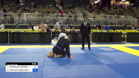TAYLOR DOUGLAS JACKSON vs CHASE TAYLOR YOSELOWITZ 2024 Pan Jiu Jitsu IBJJF Championship