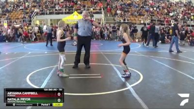 70 lbs Round 4 - Natalia Pryor, Watkins Memorial vs Aryanna Campbell, Pursuit