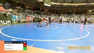 160 lbs Semifinal - Talon Worden, King Select vs True Woods, NM Beast