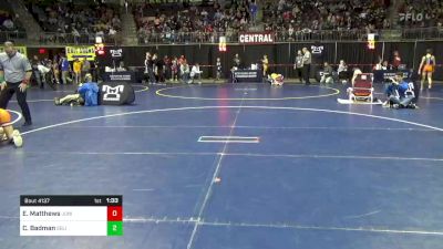 105 lbs Round Of 32 - Easton Matthews, Juniata vs Cael Badman, Selinsgrove