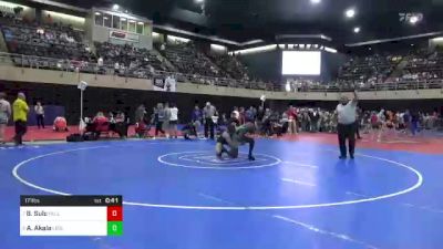 171 lbs Quarterfinal - Bojan Sulc, Falls Church, VA vs Abdoul Akala, Leola, PA