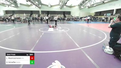 56-B2 lbs Semifinal - Leo Mastrosimone, GPS Wrestling Club vs Dane Schaffer, Mat Assassins