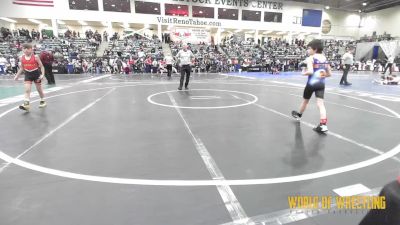 61 lbs Consi Of 8 #1 - Zion Cisneros, Salem Elite Mat Club vs Julvian Espino, Oakdale