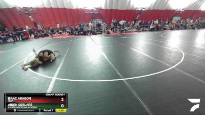 126 lbs Champ. Round 1 - Isaac Aragon, Iowa vs Aiden DeBlare, Askren Wrestling Academy