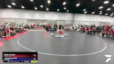 132 lbs Quarters & 1st Wb (16 Team) - Hoyt Hvass, Idaho vs Xavion Floyd, Arkansas