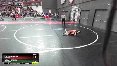 72 lbs Quarterfinal - Louden Smith, Mishicot vs Uriah Kaiser, Stratford