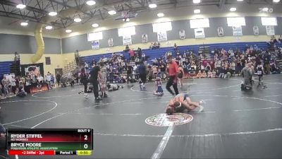 80 lbs Quarterfinal - Ryder Stiffel, No Worries vs Bryce Moore, Poquoson Athletic Association