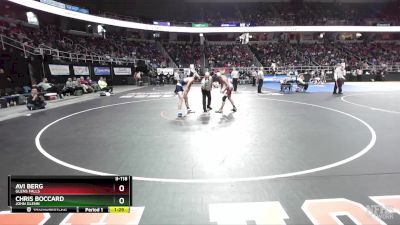 II-118 lbs Champ. Round 2 - Chris Boccard, John Glenn vs Avi Berg, Glens Falls