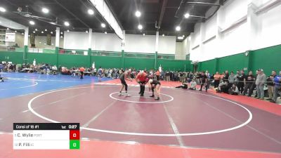 101 lbs Consi Of 16 #1 - Charlie Wylie, Port Jervis vs Peter Filli, Ichabod Crane