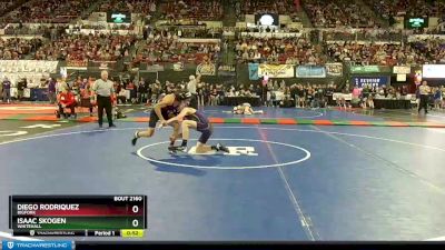 Cons. Round 1 - Diego Rodriquez, Bigfork vs Isaac Skogen, Whitehall