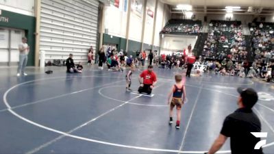 37 lbs Quarterfinal - Canaan Lewis, Bennett Wrestling Club vs Luke Thompson, BJSA