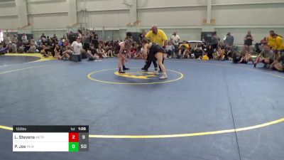 122 lbs Final - Lydia Stevens, Metro All-Stars vs Paige Jox, PA West