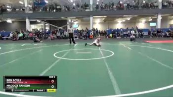 80 lbs Round 2 (6 Team) - Ben Boyle, Bishop Watterson vs Maddox Ransom, Perkins