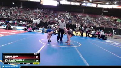 G 145 lbs Quarterfinal - Brooklyn Anderson, Coeur D Alene Girls vs Abigale Piper, Post Falls Girls