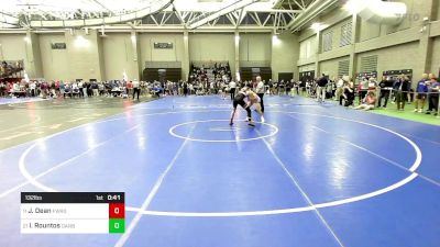 132 lbs Consi Of 16 #2 - Jack Dean, Fairfield Warde vs Ioannis Rountos, Danbury