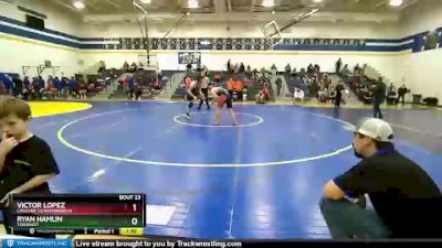 182 lbs Champ. Round 1 - Ryan Hamlin, Tonasket vs Victor Lopez, Cascade (Leavenworth)